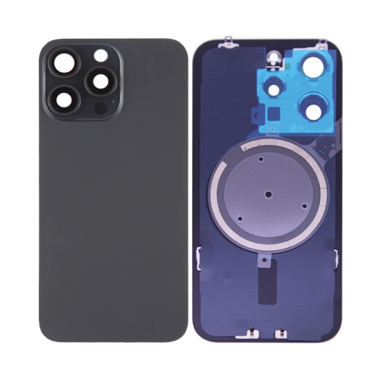 Back Cover+Camera Lens Apple iPhone 15 Pro Black